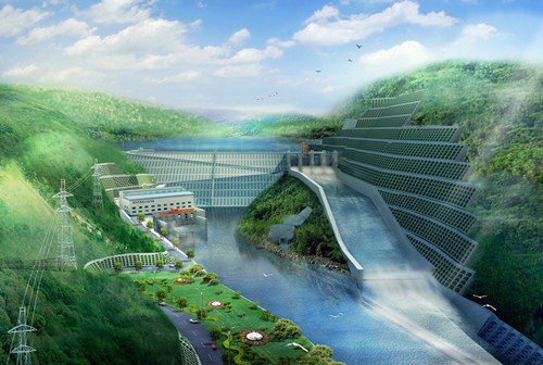 沙坪坝老挝南塔河1号水电站项目
